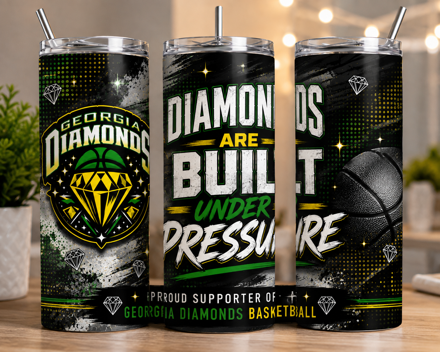 Georgia Diamonds Tumbler Cups